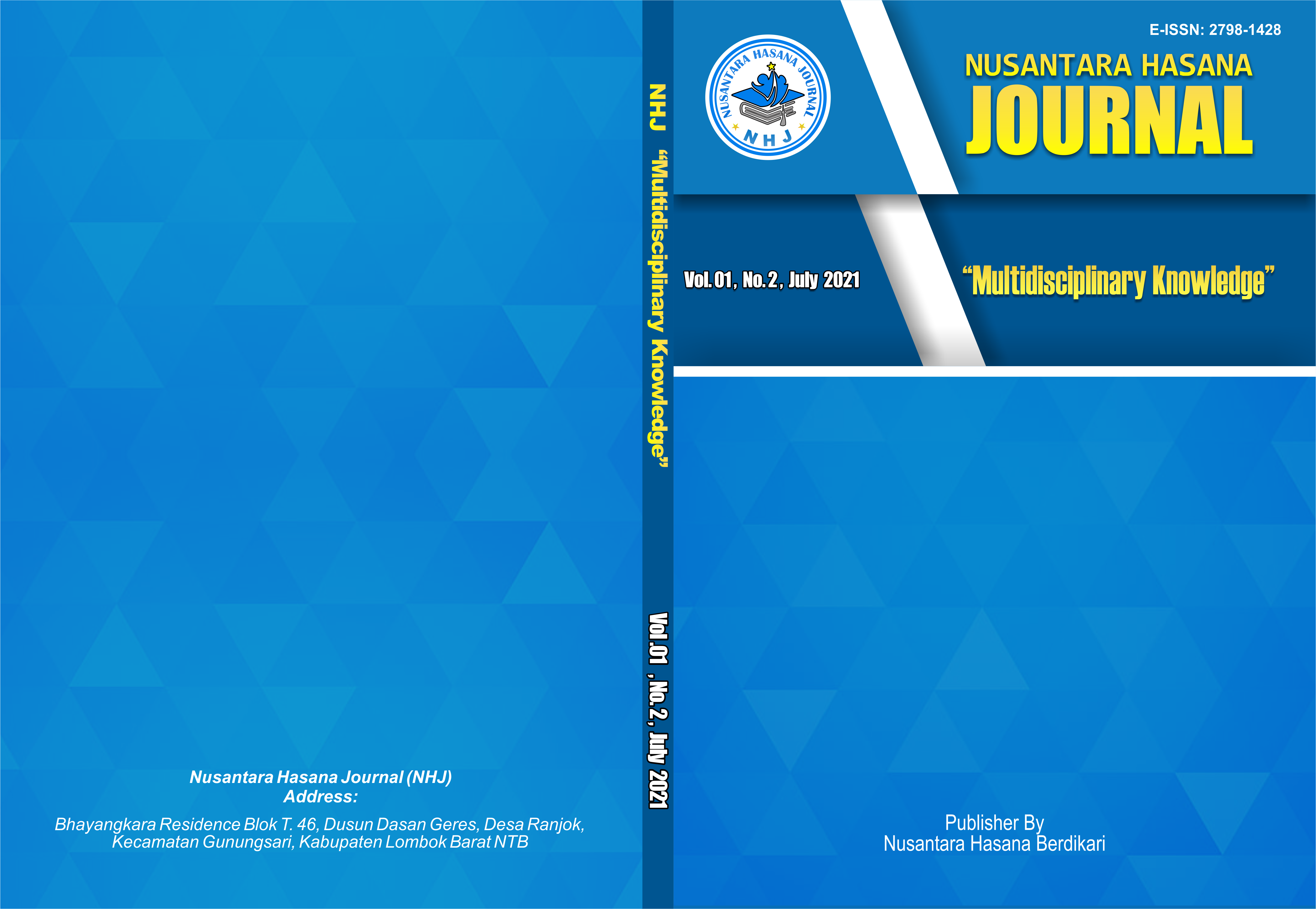 					View Vol. 1 No. 2 (2021): Nusantara Hasana Journal, July 2021
				